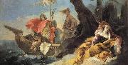 Giovanni Battista Tiepolo Rinaldo Abandons Armida oil painting on canvas